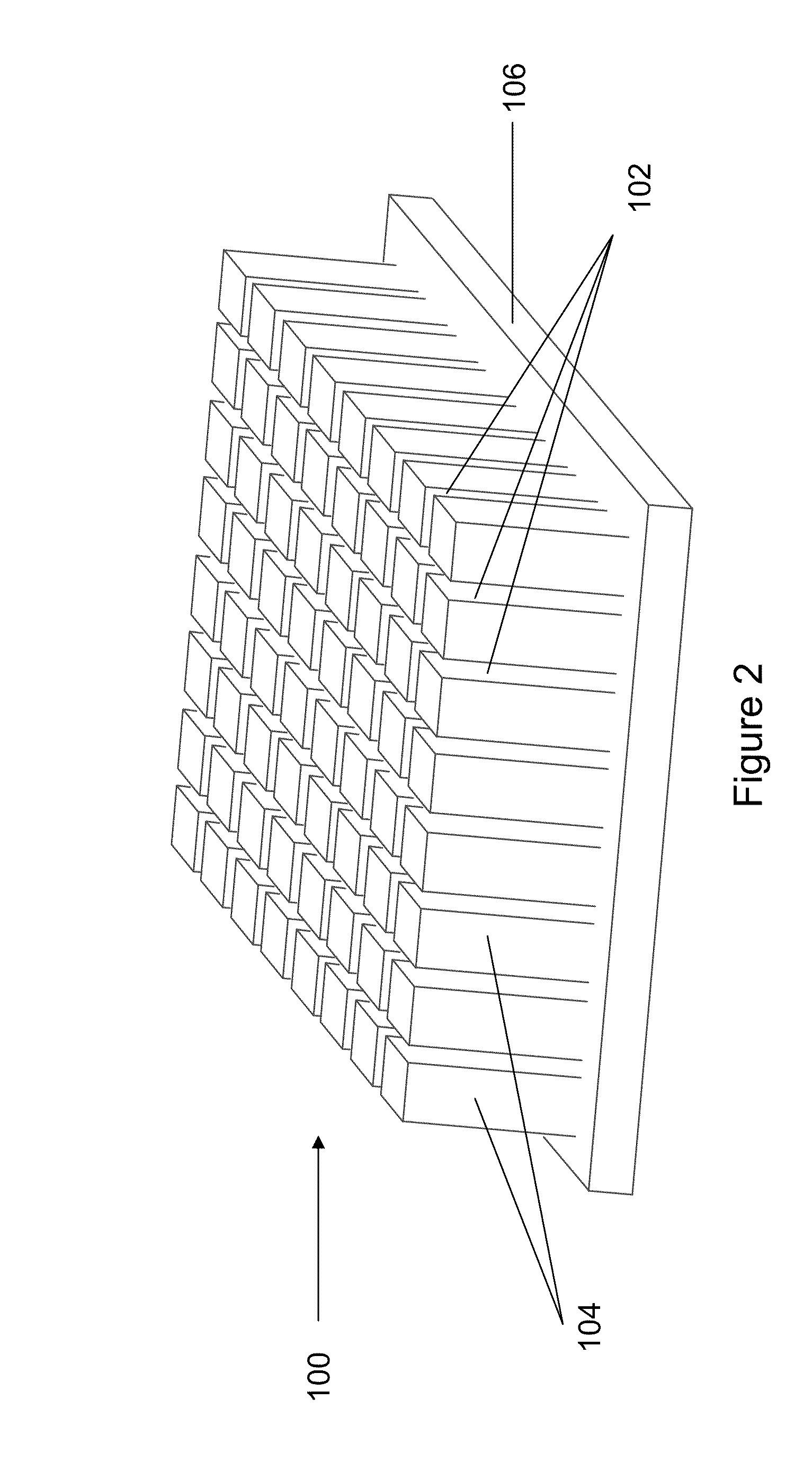 Scintillator array and a method of constructing the same