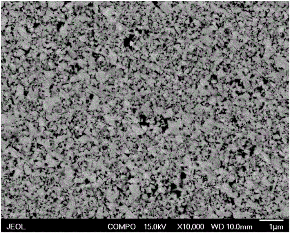 Method of preparing chromium-containing ultrafine WC powder through solid-liquid doping method