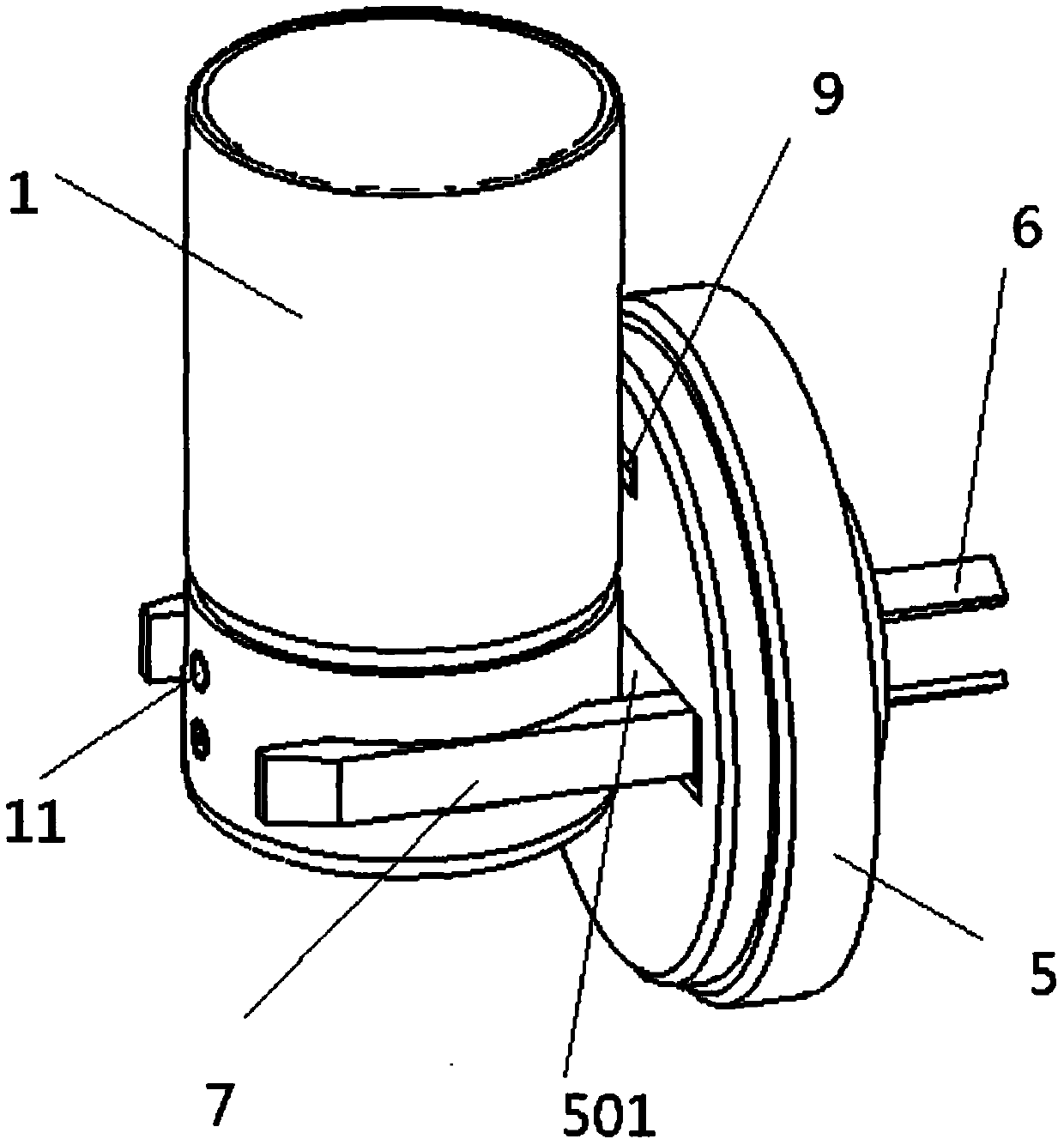 Safe and simple dual-purpose small night lamp