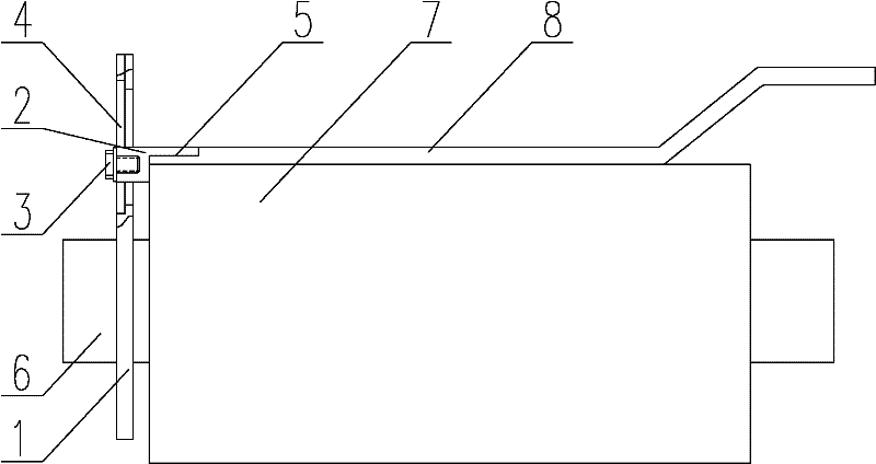 Device for positioning and clamping leading-out wire of transformer foil coil