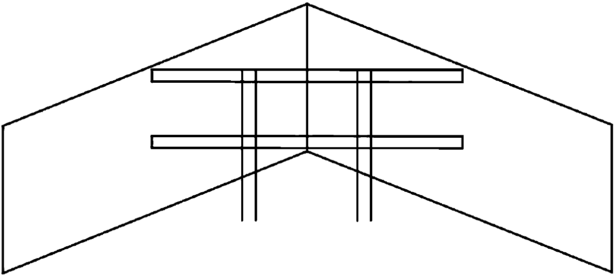 Supporting device suitable for side wall of foundation layer and construction method