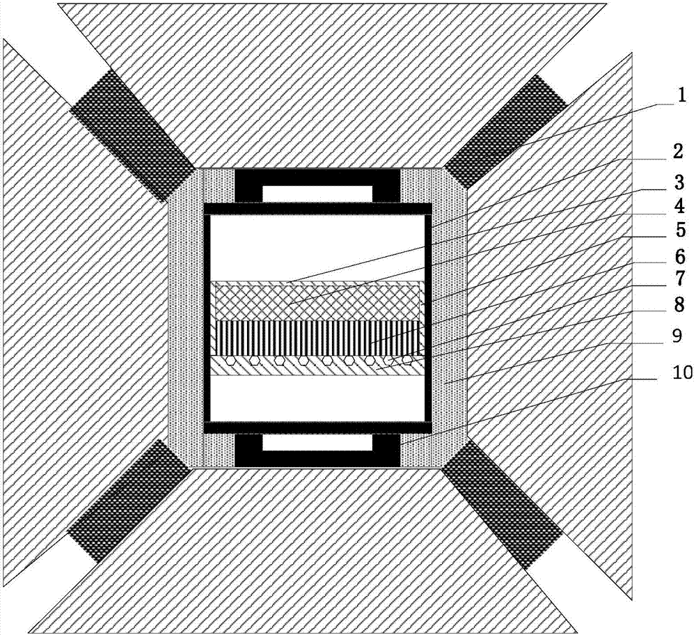 Composite sealing ring for ultrahigh-pressure synthetic artificial diamond device and preparation method