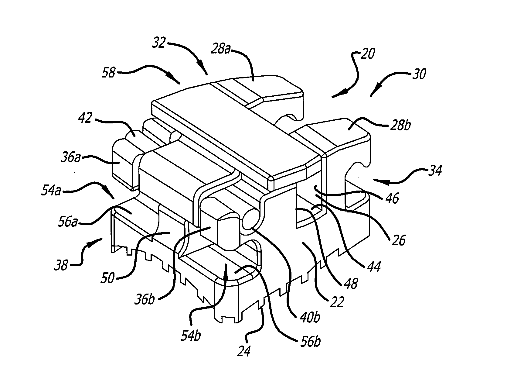 Self-ligating orthodontic bracket