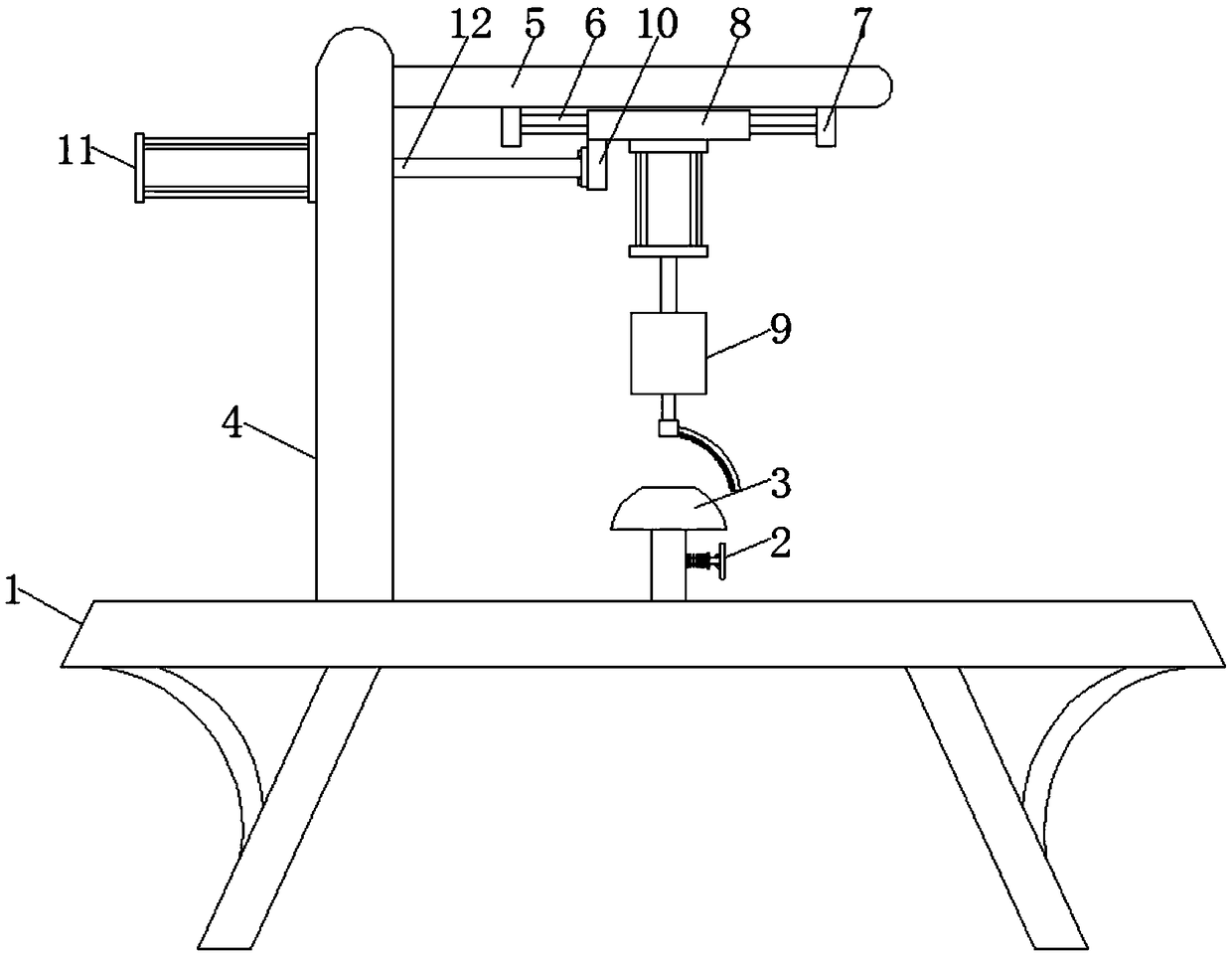 Glaze polishing device for ceramic processing