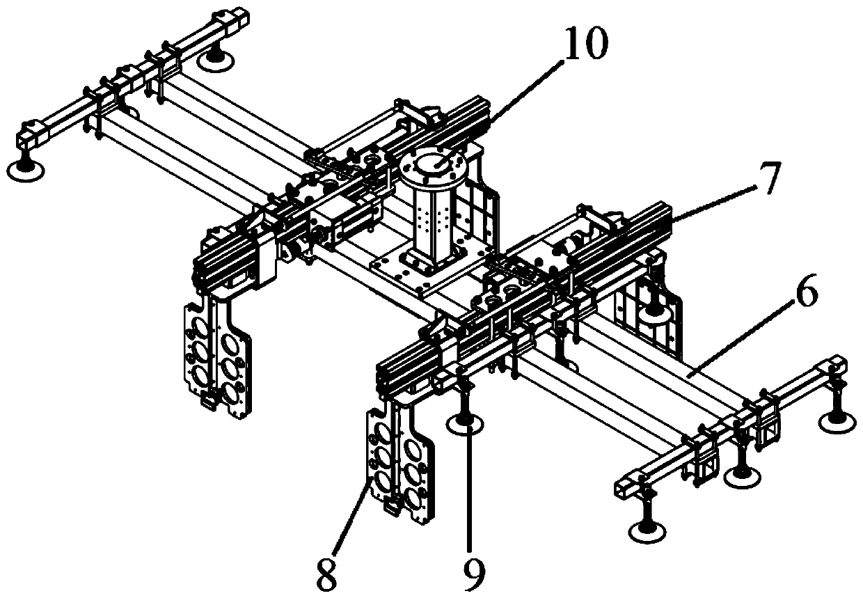 Assembling and manufacturing method of bottom layer components of large-size polyurethane insulation box for LNG ship