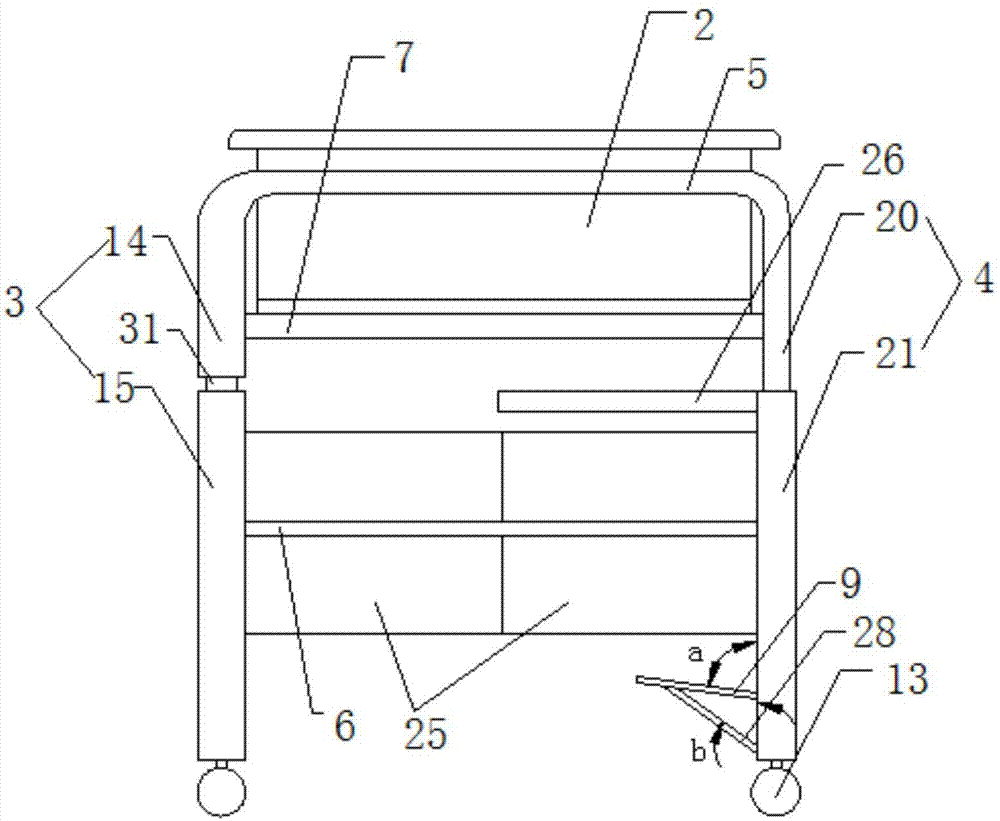 Multi-functional neonatal bed used in obstetric ward in hospital