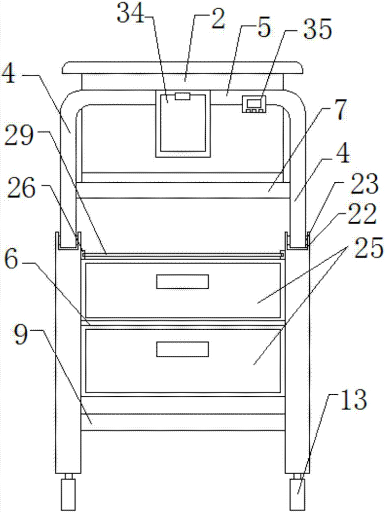 Multi-functional neonatal bed used in obstetric ward in hospital