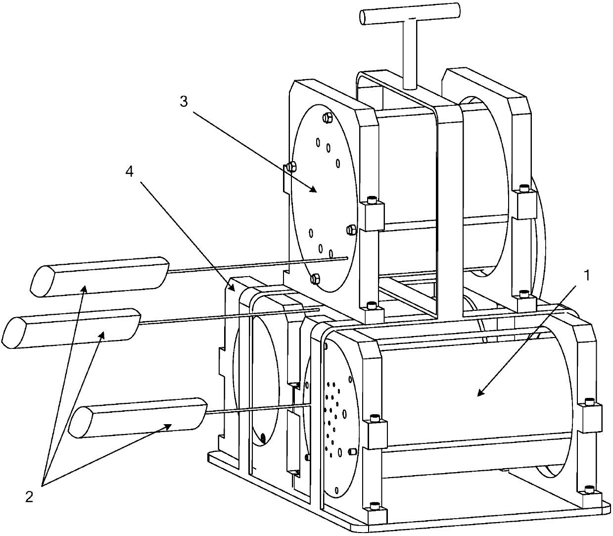 Biogeochemical in-situ experimental device used for deep sea