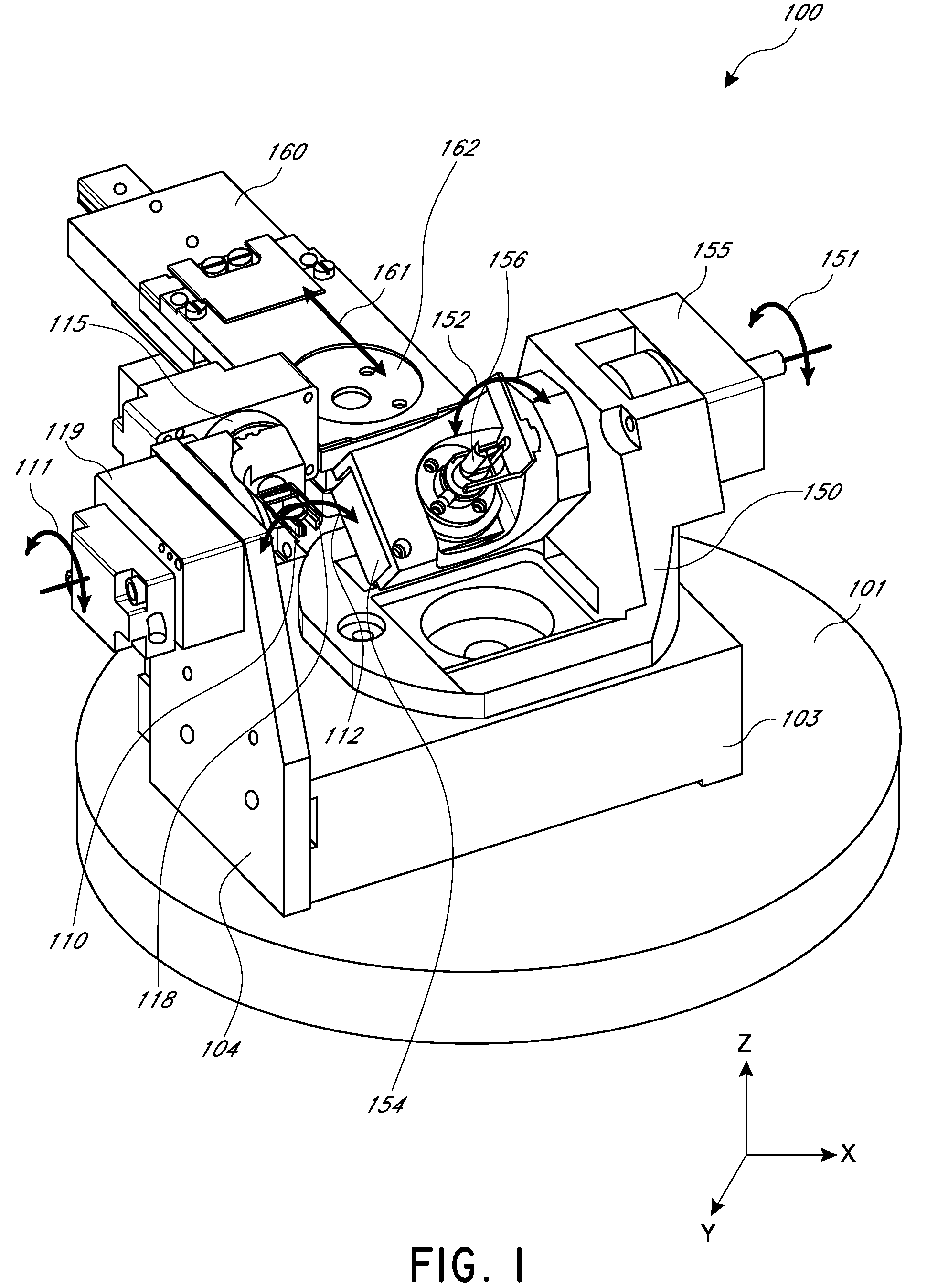 Sample preparation stage