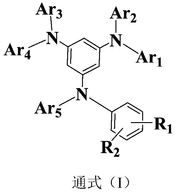 Triarylamine organic compounds and application thereof