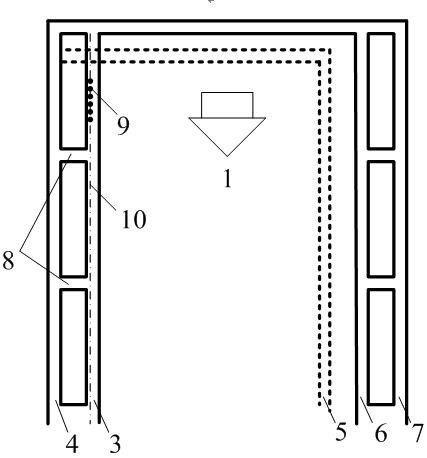 Method for reusing upper-layer working face roadway for lower-layer working face