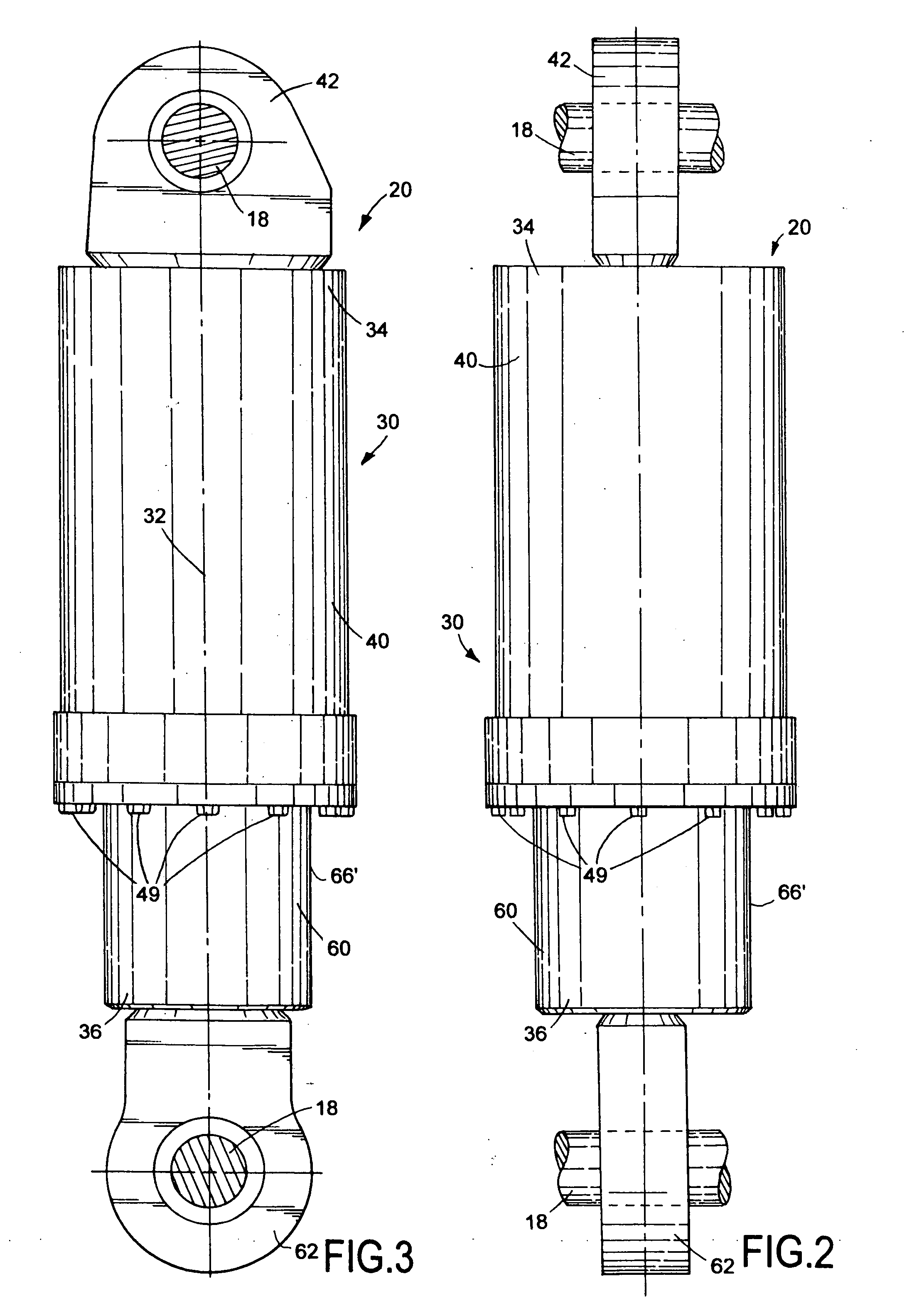 Dual rate shock absorbing apparatus for a suspension system of a heavy off-road vehicle