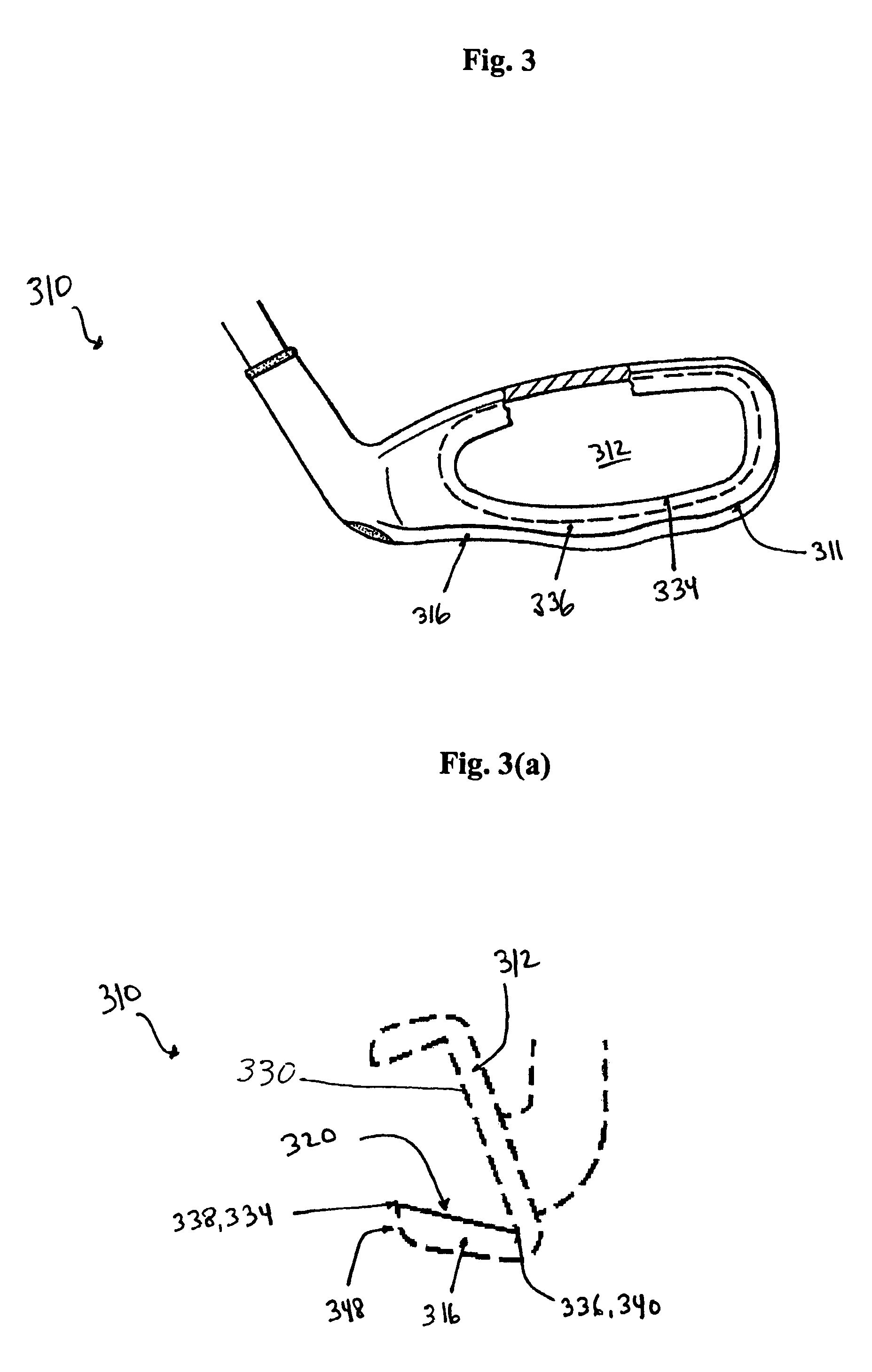 Golf club head with improved mass distribution