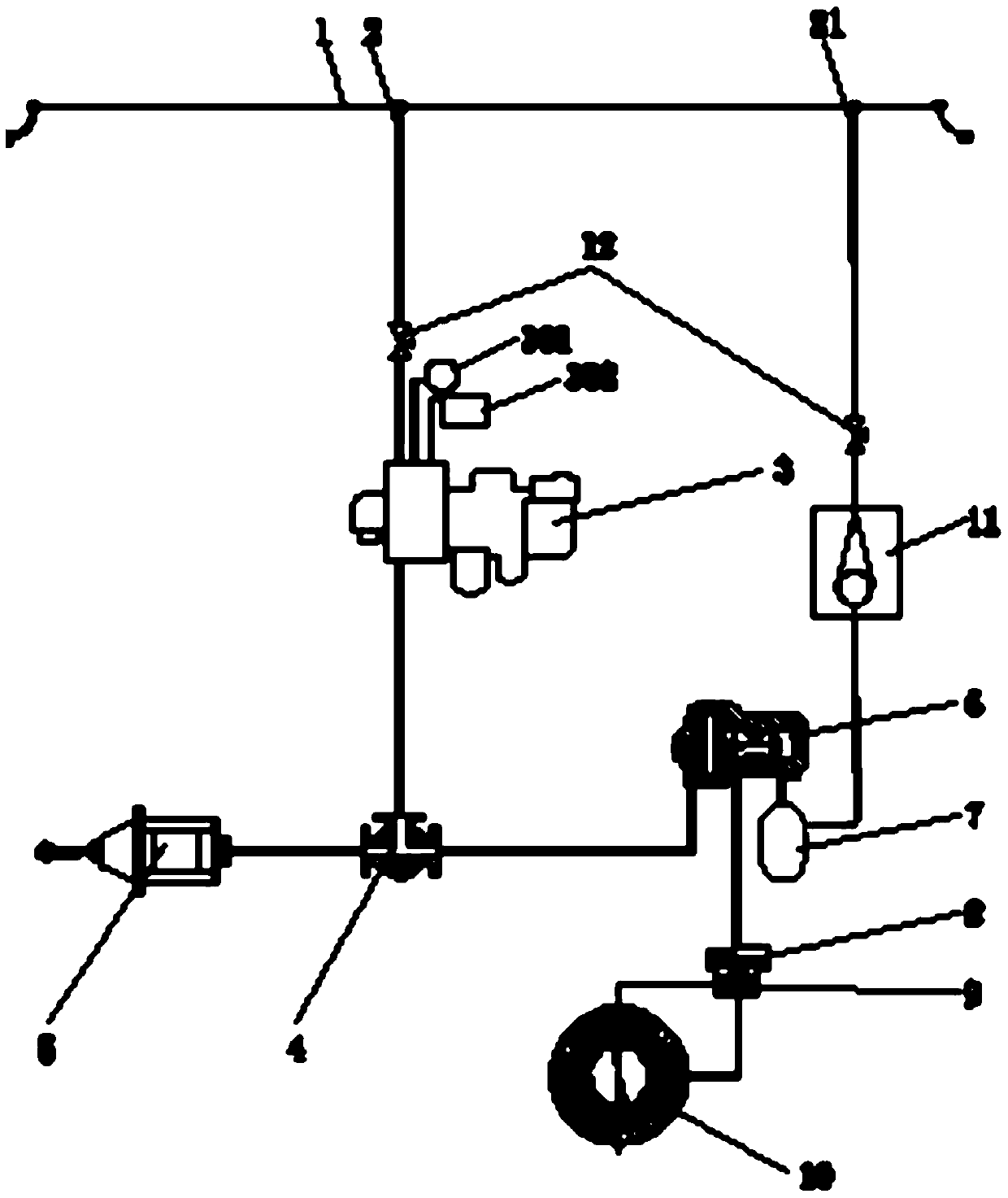 A braking system for freight trains