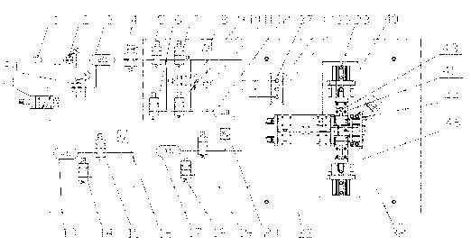 Hand brake valve on-line performance detecting table