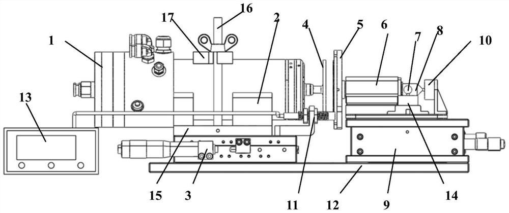 Dynamic pressure air bearing test platform