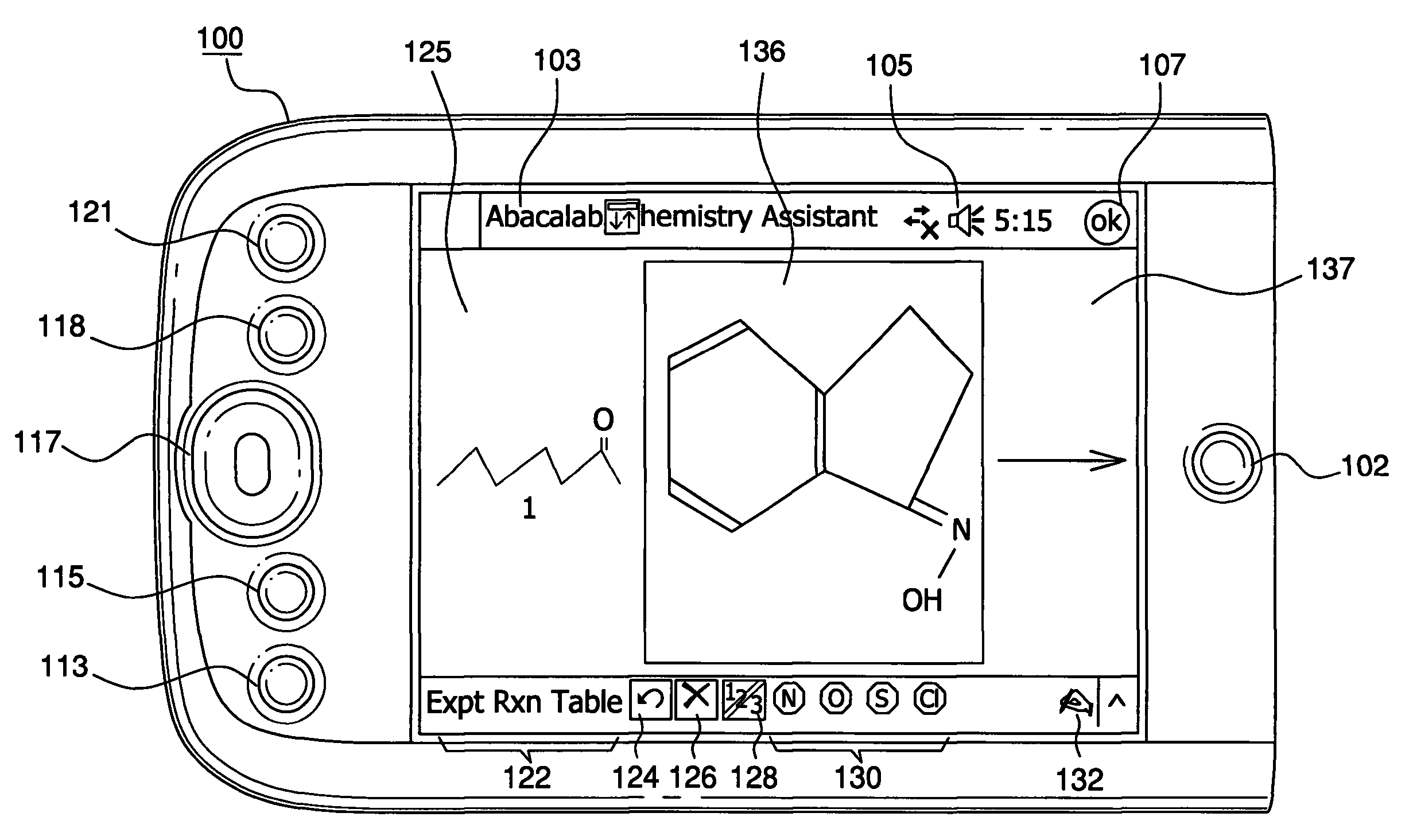 Apparatus and method for mobile graphical cheminformatic