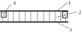 Preparation method of high-frequency wave-transparent sandwich structure composite material 5G antenna housing