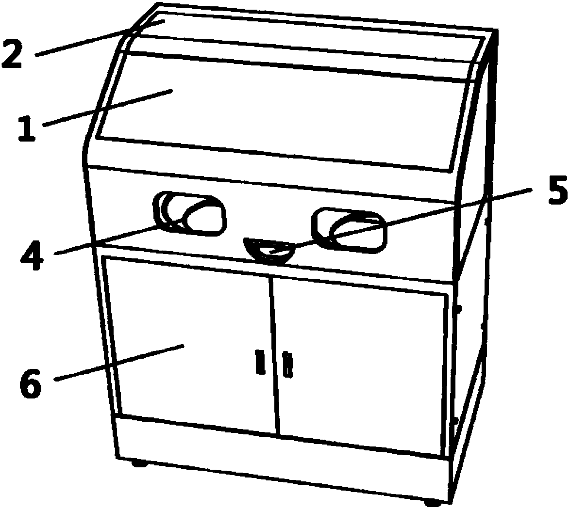 Public welfare waste recycling bin based on internet