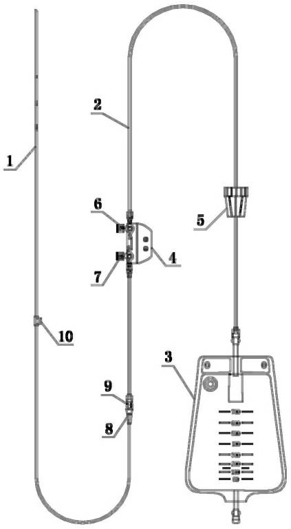 Disposable external drainage apparatus for cerebrospinal fluid