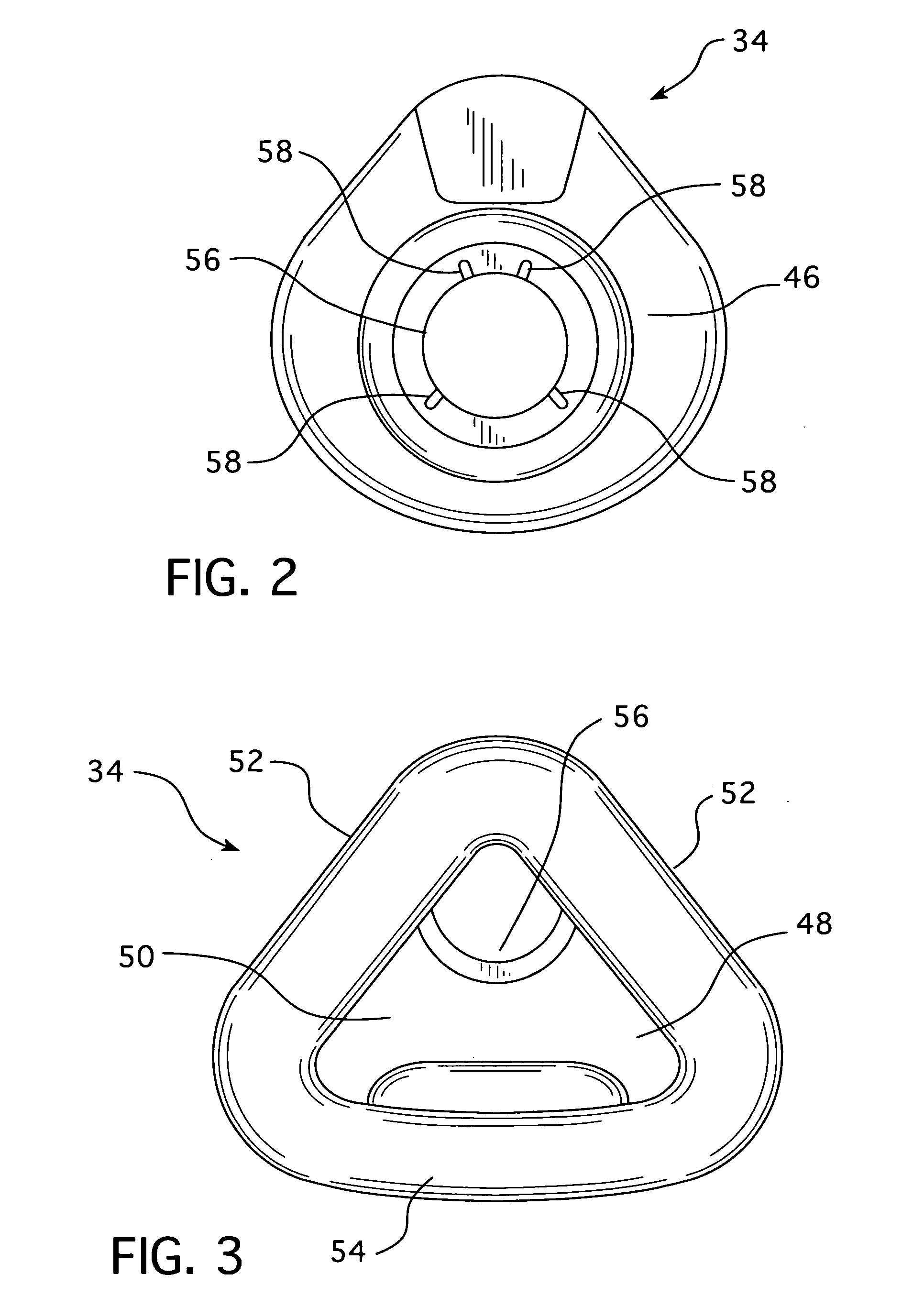 Cheek-mounted patient interface