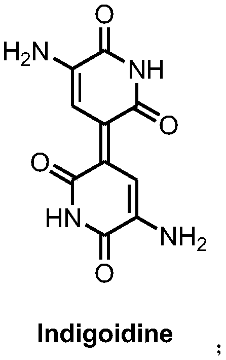 Blue k-type reactive dye and preparation method thereof