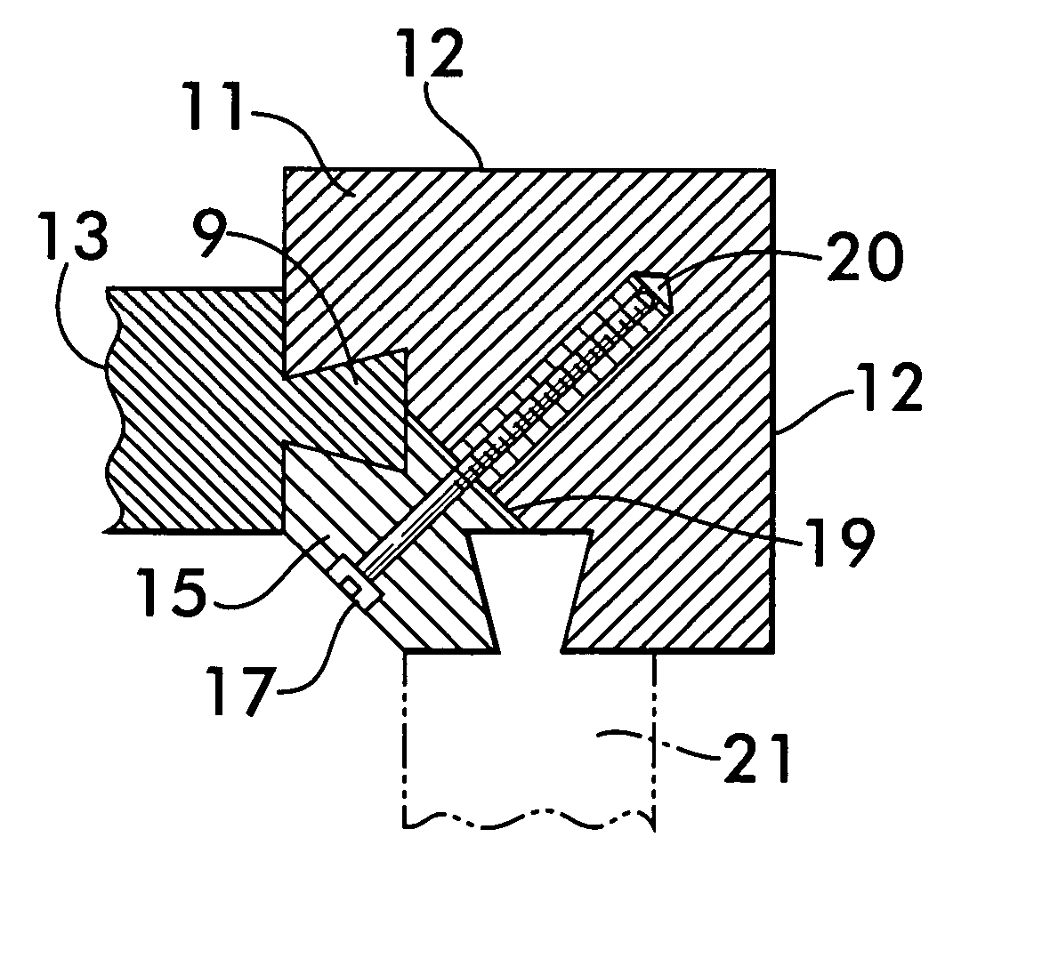 Releasable dovetail corner joint