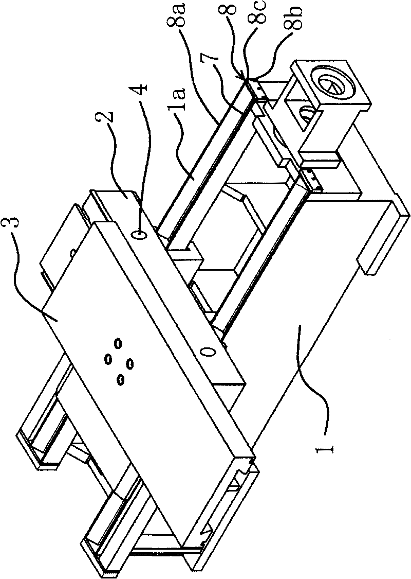 Oil film static-pressure guide device