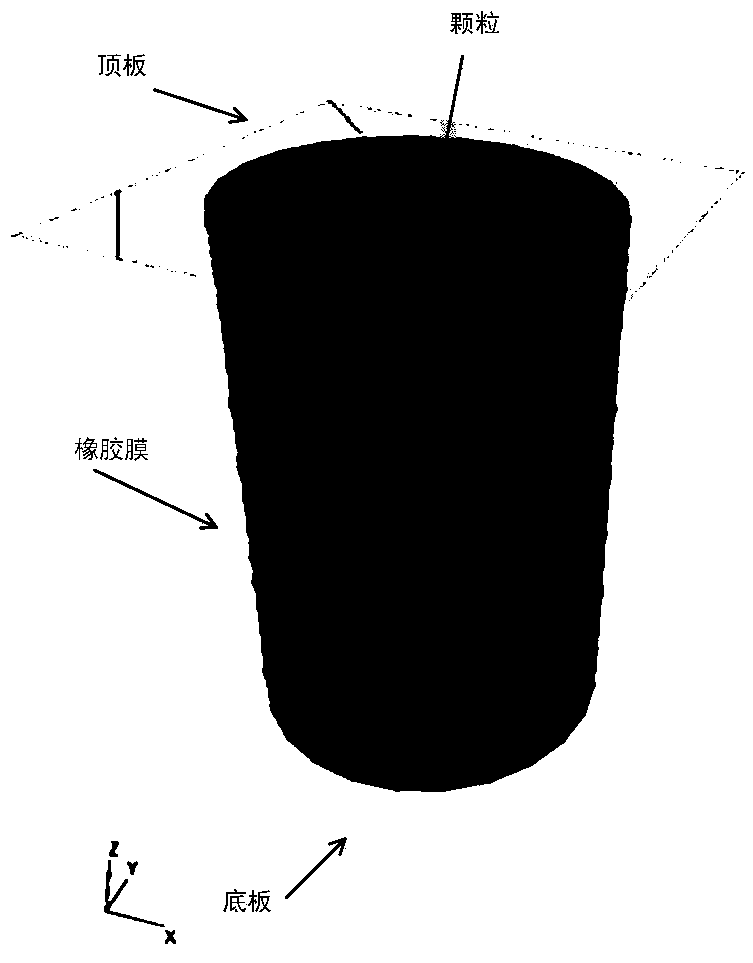 Dynamic compaction reinforcement foundation simulating method based on three-dimensional continuous-discrete unit coupling