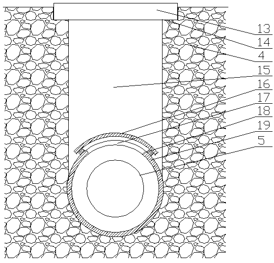 Environment-adaptive cable channel and construction method thereof