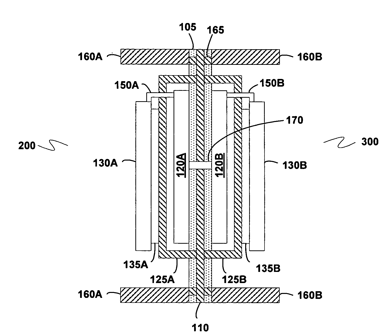 Multiple-antenna device having an isolation element