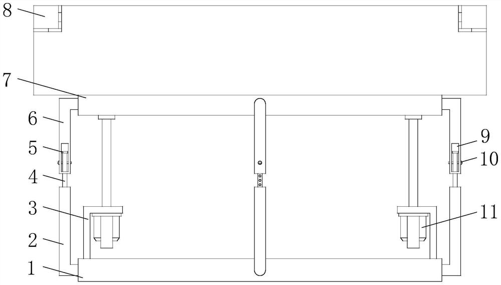 Lifting and rotating device for automobile manufacturing and implementation method thereof