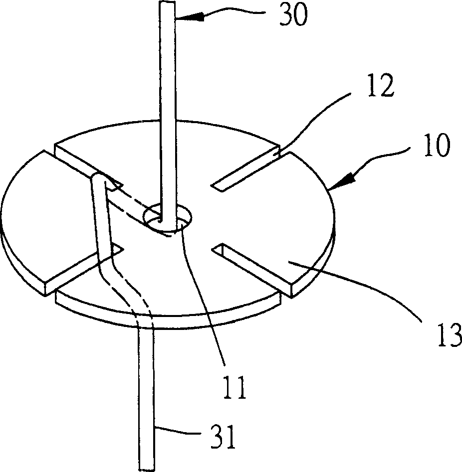 Tail fastener for fixing horizontal window curtain cord