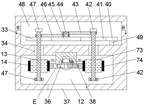 A bearing cleaning and oiling device suitable for different diameters