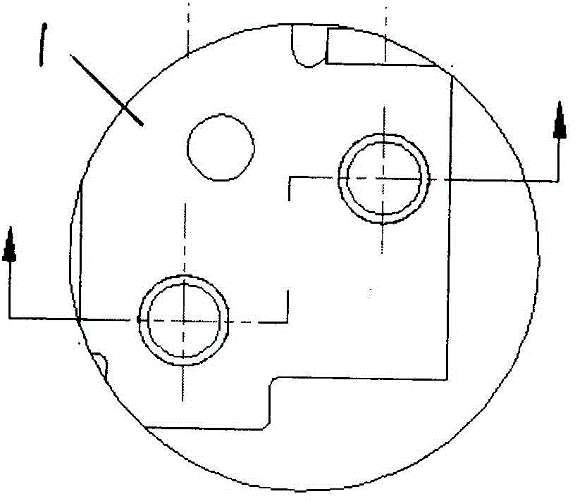 Blanking forming technical method for processing step holes by adopting smooth feeding mold