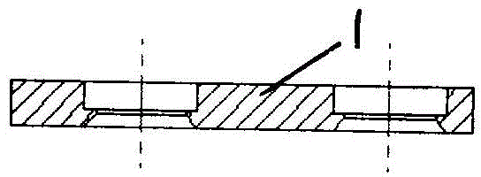 Blanking forming technical method for processing step holes by adopting smooth feeding mold