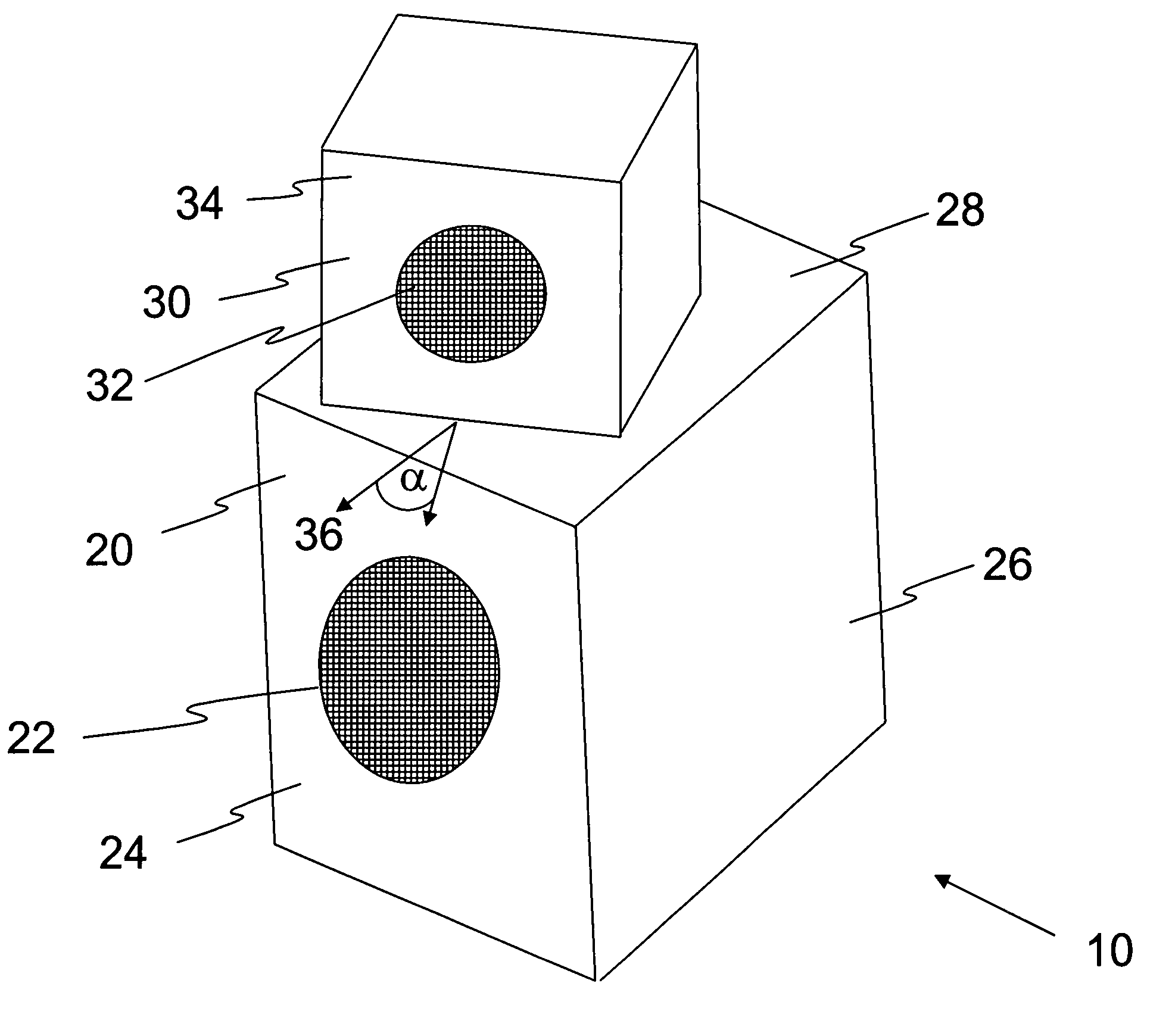 Dipole and monopole surround sound speaker system