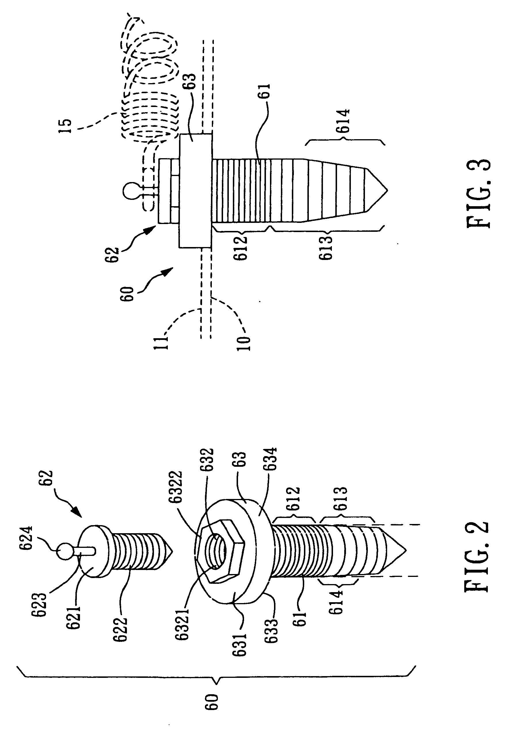 Screw device for orthodontic treatment