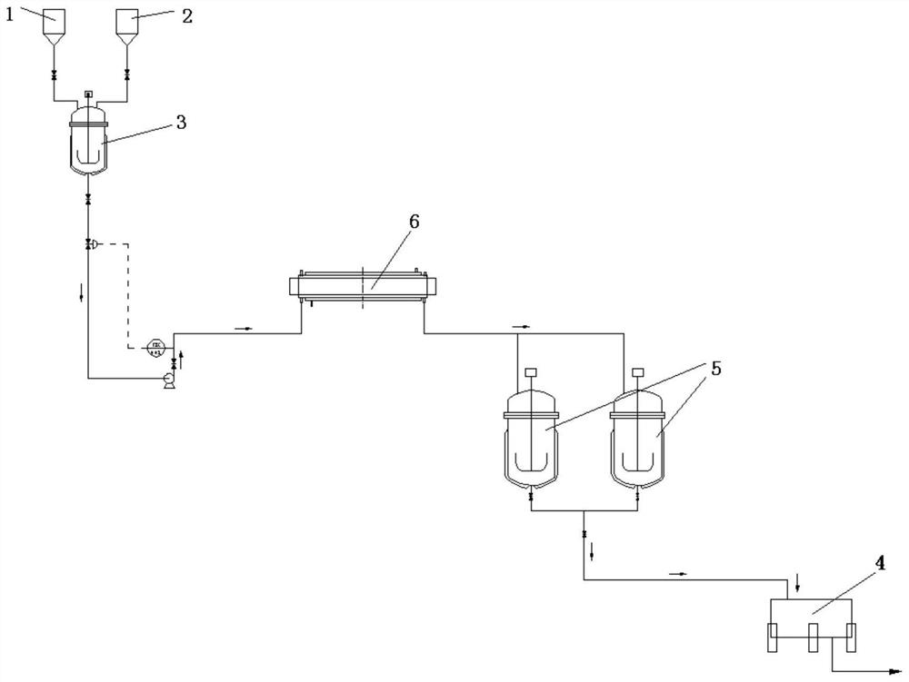 Continuous production method of benzoic acid derivative