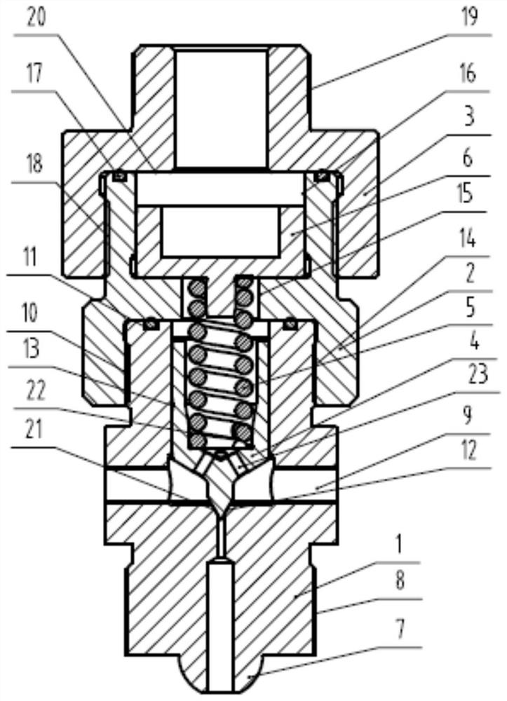 Mechanical lubricating oil control safety valve assembly