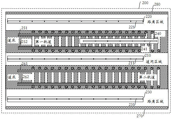 Traveling rail side wireless tracking transmission method, device and system