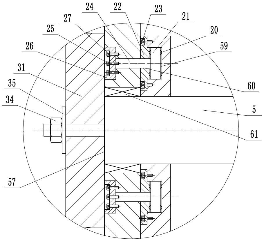 A clutch type drafting wheel driving device