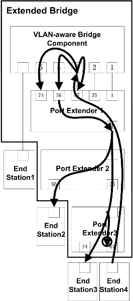 Multicast data forwarding method and device capable of supporting virtual terminal