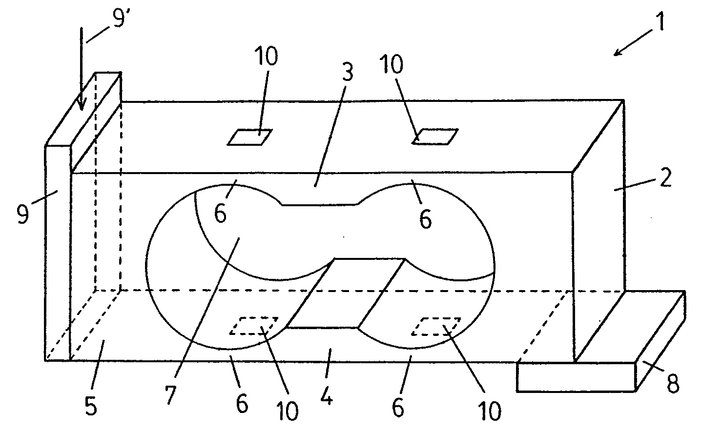 Nickel alloy precision force transducer with strain gauge elements