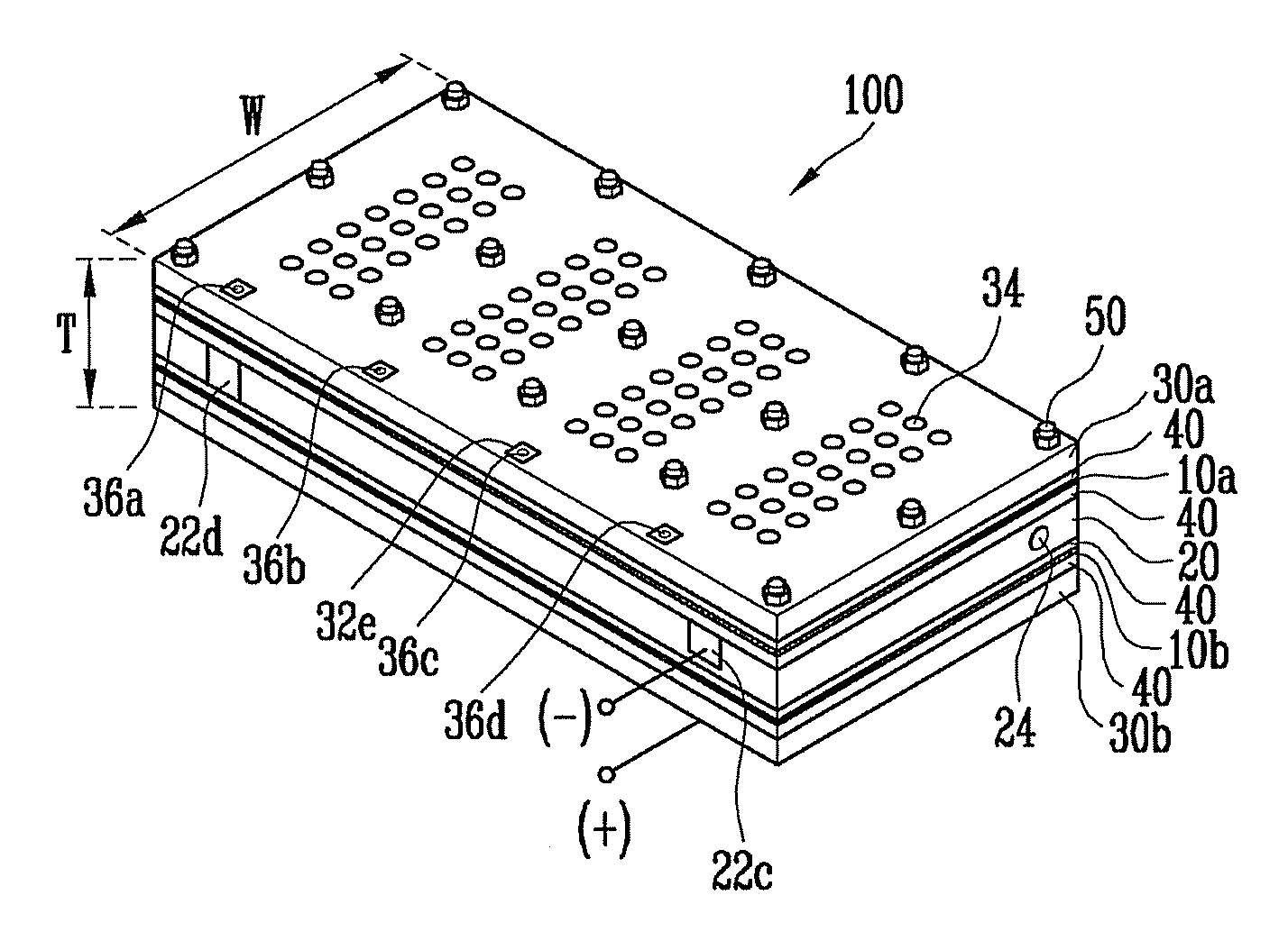 End plate for fuel cell stack and air breathing fuel cell stack using the same