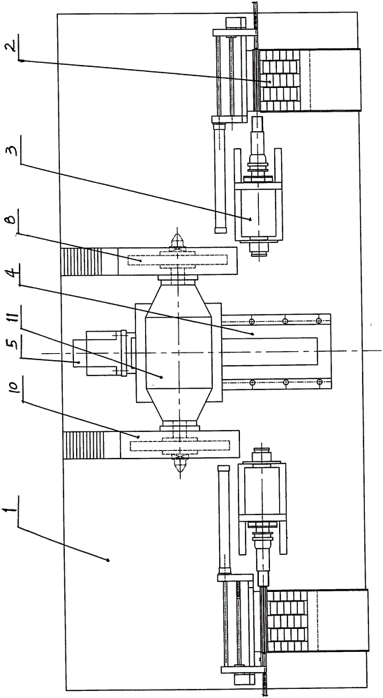 Equal feeding quantity type automatic worm polishing mechanism