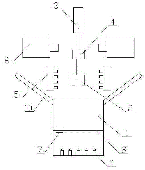 Automobile rear shaft cleaning device