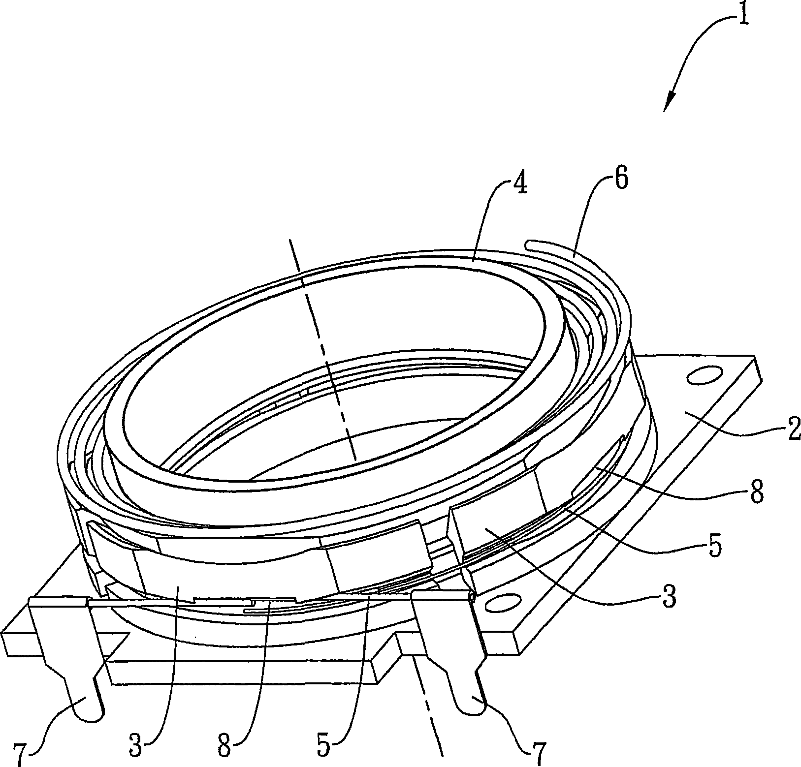 Active device with shape memory alloy