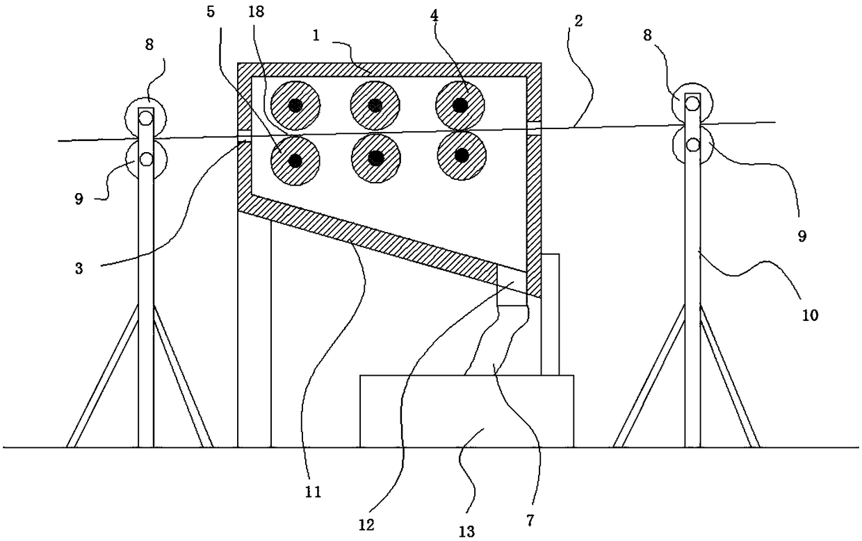 Efficient extrusion and drying roller device for textile fabric processing