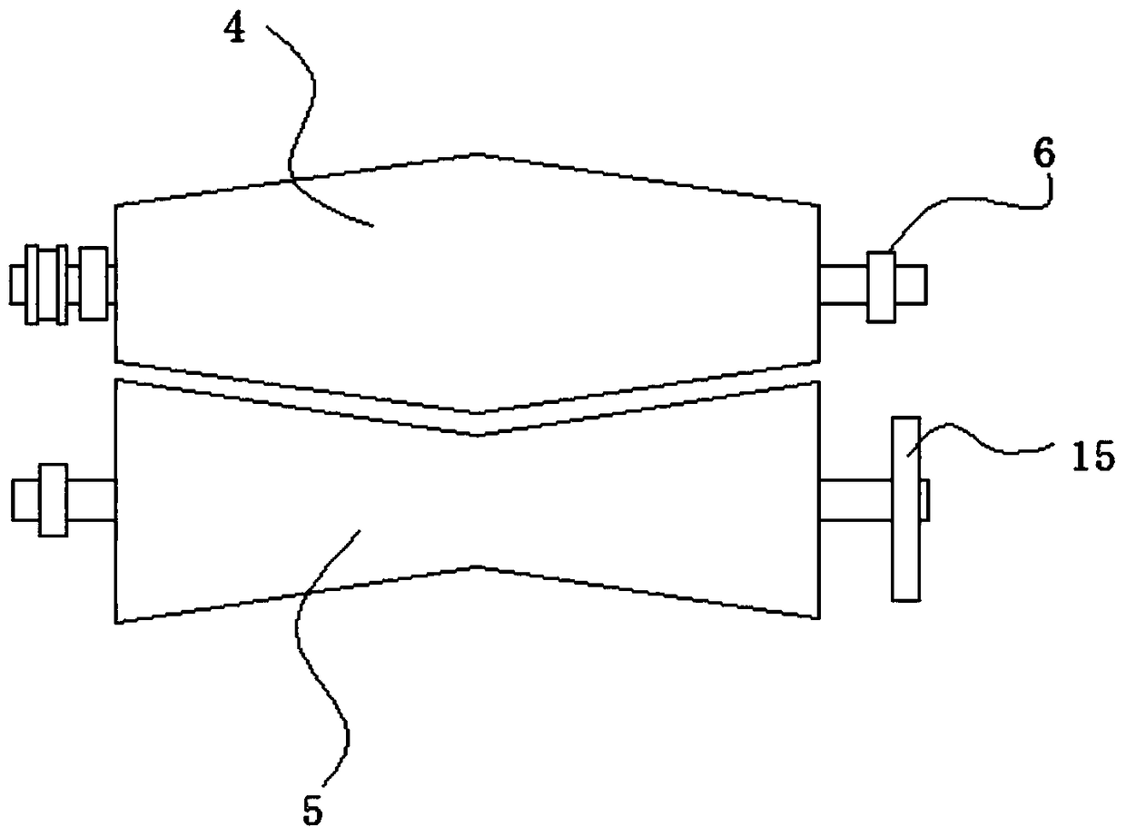 Efficient extrusion and drying roller device for textile fabric processing